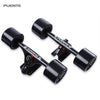 PUENTE 2pcs Universal Durable Magnesium Alloy 7 inch Skateboard Truck with Wheel