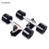 PUENTE 2pcs Universal Durable Magnesium Alloy 7 inch Skateboard Truck with Wheel