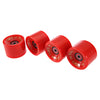 4pcs 70 x 51MM Outdoor Sport Skateboarding Wheel Skate Bearing