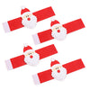 4pcs Christmas Santa Claus Napkin Ring Holiday Dinner Table Decoration Serviette Tissue Holder