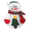 12pcs Christmas Snowman Cutlery Holder Holiday Dinner Table Decoration