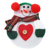 12pcs Christmas Snowman Cutlery Holder Holiday Dinner Table Decoration