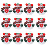 12pcs Christmas Snowman Cutlery Holder Holiday Dinner Table Decoration