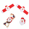 4pcs Christmas Santa Claus Napkin Ring Holiday Dinner Table Decoration Serviette Tissue Holder