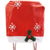 Santa Claus Christmas Hat Chair Cover