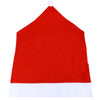 Santa Claus Snowman Christmas Hat Chair Cover