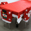 Santa Claus Snowman Christmas Hat Chair Cover