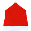 Santa Claus Snowman Christmas Hat Chair Cover