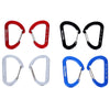 Naturehike 2pcs Outdoor Climbing Aluminum Alloy Multi-functional Fast Hang D-shape Carabiner Buckle