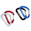 Naturehike 2pcs Outdoor Climbing Aluminum Alloy Multi-functional Fast Hang D-shape Carabiner Buckle