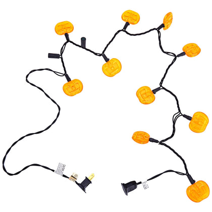 10 LEDs 2M AC 110V Halloween Pumpkin String Lamp for Decoration