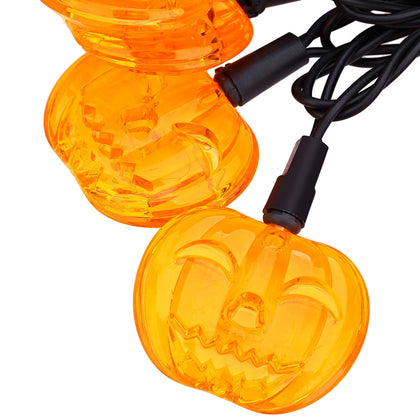 10 LEDs 2M AC 110V Halloween Pumpkin String Lamp for Decoration