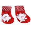 20pcs Christmas Stocking Decoration Hanging Gift Bag Ornaments