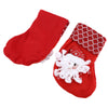 20pcs Christmas Stocking Decoration Hanging Gift Bag Ornaments