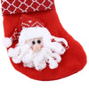 20pcs Christmas Stocking Decoration Hanging Gift Bag Ornaments