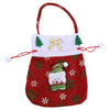 Christmas Santa Claus / Snowman Gift Drawstring Bag Hanging Decoration