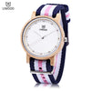UWOOD UW - 1006 Female Wooden Quartz Watch Japan Movt Artificial Diamond Dial Wristwatch