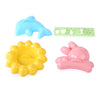 4pcs Cute Sushi Rice Ball Bento Mold Maker Dolphin Sunflower Rabbit DIY Cooking Tool