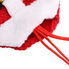 6 Pairs Christmas Santa Decoration Suit Pants Cutlery Fork Spoon Holder Bags
