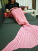 Fish Scale Design Sleeping Bag Wrap Mermaid Tail Blanket