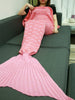 Fish Scale Design Sleeping Bag Wrap Mermaid Tail Blanket
