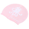 WINMAX Children Cute Cartoon Water Resistant Silicone Swimming Cap with Octopus Pattern