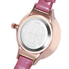 MARGUES M - 3051 Female Quartz Watch Stereo Mirror Slender Genuine Leather Band 3ATM Wristwatch