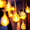 20-LED Pumpkin Light String Chains 2M Decoration Lighting Strip for Christmas Hallowmas