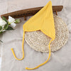 Pretty Pure Color Small Lace-up Baby Hat