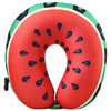 Portable Fruit U Shaped Pillow Foam Particles Soft Cushion for Home Travel