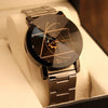 Gear Geometric Steel Band Quartz Watch