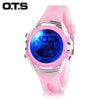 OTS 6999L Children LED Digital Watch Date Day Alarm Display 3ATM Sports Wristwatch