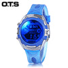 OTS 6999L Children LED Digital Watch Date Day Alarm Display 3ATM Sports Wristwatch