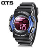 OTS 7001G Children LED Digital Watch Date Day Alarm Display 3ATM Chronograph Sports Wristwatch