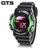 OTS 7001G Children LED Digital Watch Date Day Alarm Display 3ATM Chronograph Sports Wristwatch