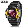 OTS 7001G Children LED Digital Watch Date Day Alarm Display 3ATM Chronograph Sports Wristwatch