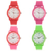 OTS T1145G Children Quartz Watch 30m Water Resistance Luminous Pointer Rubber Band Wristwatch