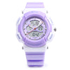 OTS T8003L Children Dual Movt Quartz Digital Watch Luminous Date Day Display 5ATM Wristwatch