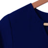 Adjustable Sleeve Buttoned High Low Hem Blouse