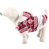 Warm Coral Fleece Pet Dog Clothes Cozy Snowflake Puppy Coat