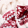 Warm Coral Fleece Pet Dog Clothes Cozy Snowflake Puppy Coat