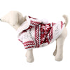 Warm Coral Fleece Pet Dog Clothes Cozy Snowflake Puppy Coat