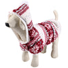 Warm Coral Fleece Pet Dog Clothes Cozy Snowflake Puppy Coat