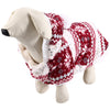 Warm Coral Fleece Pet Dog Clothes Cozy Snowflake Puppy Coat