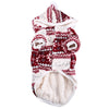Warm Coral Fleece Pet Dog Clothes Cozy Snowflake Puppy Coat