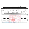 JSD - 20158 12V Bluetooth V2.0 Car Audio Stereo MP3 Player Radio In-dash Support USB AUX Input with Remote Control FM Radio Receiver
