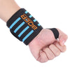 BOER Pair of Adjustable Sport Weight Lifting Strength Fitness Fitted Wrist Support Brace for Male Female