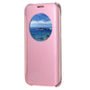 Luxury Mirror Flip Cover Hard PC Case with Auto Sleep Wake Up Function for Samsung Galaxy S6 Edge