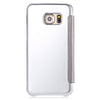 Luxury Mirror Flip Cover Hard PC Case with Auto Sleep Wake Up Function for Samsung Galaxy S6 Edge