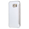 Luxury Mirror Flip Cover Hard PC Case with Auto Sleep Wake Up Function for Samsung Galaxy S6 Edge